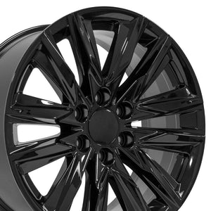 OE Wheels Replica CA91 Gloss Black 20x9.0 +28 6x139.7mm 78.1mm