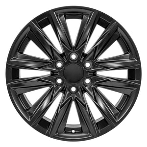 OE Wheels Replica CA91 Satin Black 20x9.0 +28 6x139.7mm 78.1mm