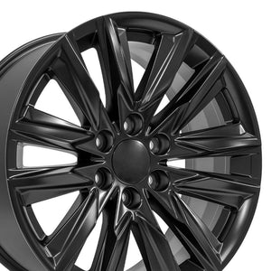 OE Wheels Replica CA91 Satin Black 20x9.0 +28 6x139.7mm 78.1mm