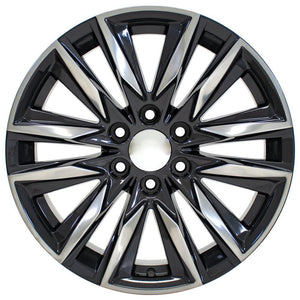 OE Wheels Replica CA91 Gunmetal with Polished Face 20x9.0 +28 6x139.7mm 78.1mm