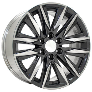 OE Wheels Replica CA91 Gunmetal with Polished Face 20x9.0 +28 6x139.7mm 78.1mm