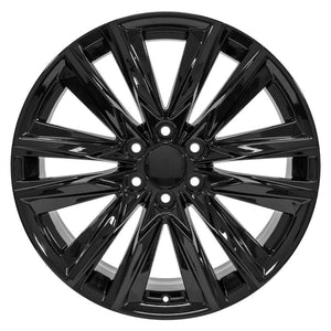 OE Wheels Replica CA91 Gloss Black 22x9.0 +28 6x139.7mm 78.1mm