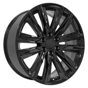 OE Wheels Replica CA91 Gloss Black 22x9.0 +28 6x139.7mm 78.1mm