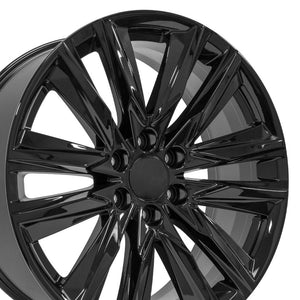 OE Wheels Replica CA91 Gloss Black 22x9.0 +28 6x139.7mm 78.1mm