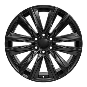 OE Wheels Replica CA91 Satin Black 22x9.0 +28 6x139.7mm 78.1mm