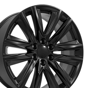 OE Wheels Replica CA91 Satin Black 22x9.0 +28 6x139.7mm 78.1mm