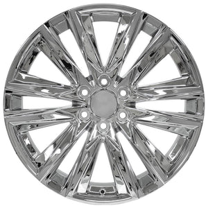OE Wheels CA91 Chrome 22x9 +28 6x139.7|N/Amm 78.1mm - Wheelwiz