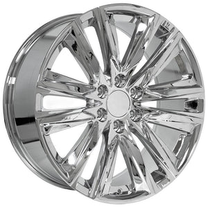 OE Wheels CA91 Chrome 22x9 +28 6x139.7|N/Amm 78.1mm - Wheelwiz