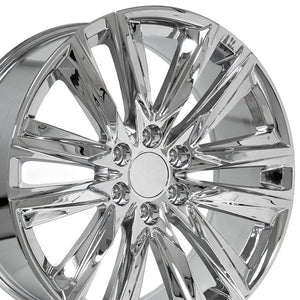 OE Wheels CA91 Chrome 22x9 +28 6x139.7|N/Amm 78.1mm - Wheelwiz