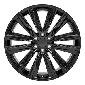 OE Wheels Replica CA91 Gloss Black 24x10.0 +28 6x139.7mm 78.1mm