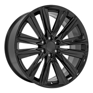 OE Wheels Replica CA91 Gloss Black 24x10.0 +28 6x139.7mm 78.1mm