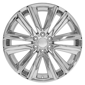 OE Wheels Replica CA91 Chrome 24x10.0 +28 6x139.7mm 78.1mm