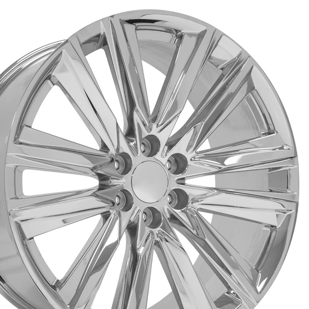 OE Wheels Replica CA91 Chrome 24x10.0 +28 6x139.7mm 78.1mm