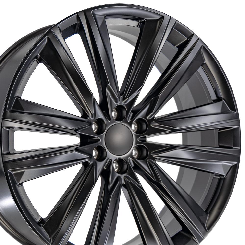 OE Wheels Replica CA91 Satin Black 26x10.0 +28 6x139.7mm 78.1mm