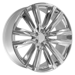 OE Wheels Replica CA91 Chrome 26x10.0 +28 6x139.7mm 78.1mm