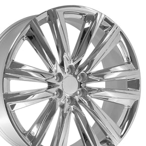 OE Wheels Replica CA91 Chrome 26x10.0 +28 6x139.7mm 78.1mm