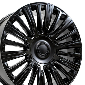 OE Wheels Replica CA92 Satin Black 24x10.0 +28 6x139.7mm 78.1mm