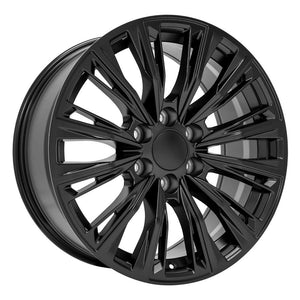 OE Wheels Replica CA93 Satin Black 20x9.0 +28 6x139.7mm 78.1mm