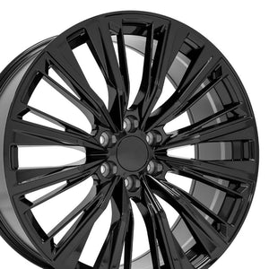 OE Wheels Replica CA93 Gloss Black 24x10.0 +28 6x139.7mm 78.1mm