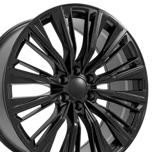 OE Wheels Replica CA93 Satin Black 24x10.0 +28 6x139.7mm 78.1mm