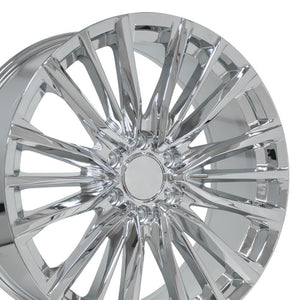 OE Wheels CA94 Chrome 22x9 +28 6x139.7|N/Amm 78.1mm - Wheelwiz