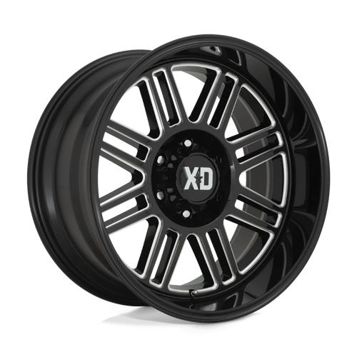 XD Series XD850 CAGE Gloss Black Milled 20x9 0 8x165.1mm 125.1mm - Wheelwiz