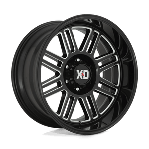 XD Series XD850 CAGE Gloss Black Milled 20x9 0 6x139.7mm 106.1mm - Wheelwiz