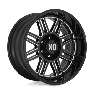 XD Series XD850 CAGE Gloss Black Milled 20x9 +18 5x127mm 71.5mm - WheelWiz