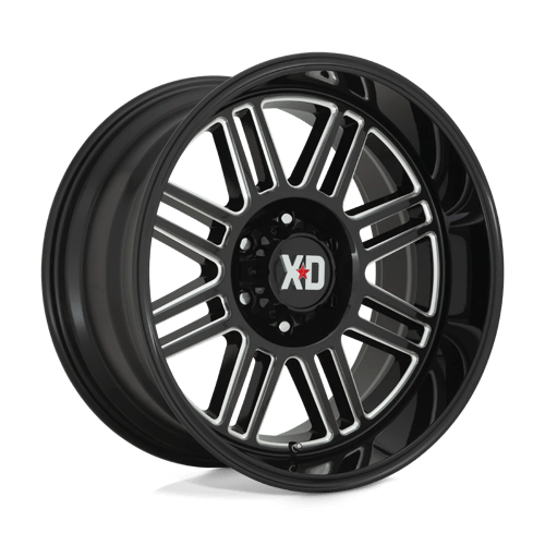 XD Series XD850 CAGE Gloss Black Milled 22x10 -18 8x170mm 125.1mm - WheelWiz