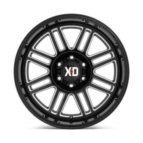 XD Series XD850 CAGE Gloss Black Milled 20x9 +18 8x165.1mm 125.1mm - Wheelwiz