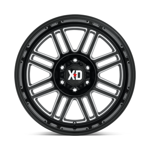 XD Series XD850 CAGE Gloss Black Milled 20x9 +18 6x120mm 66.9mm - Wheelwiz