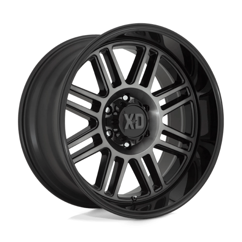 XD Series XD850 CAGE Gloss Black W/ Gray Tint 20x9 +18 6x114.3mm 66.1mm - Wheelwiz