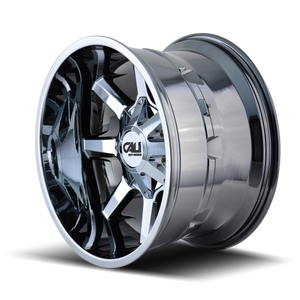 Cali Off-road BUSTED Chrome 22x12 -44 8x165.1|8x170mm 130.8mm - Wheelwiz