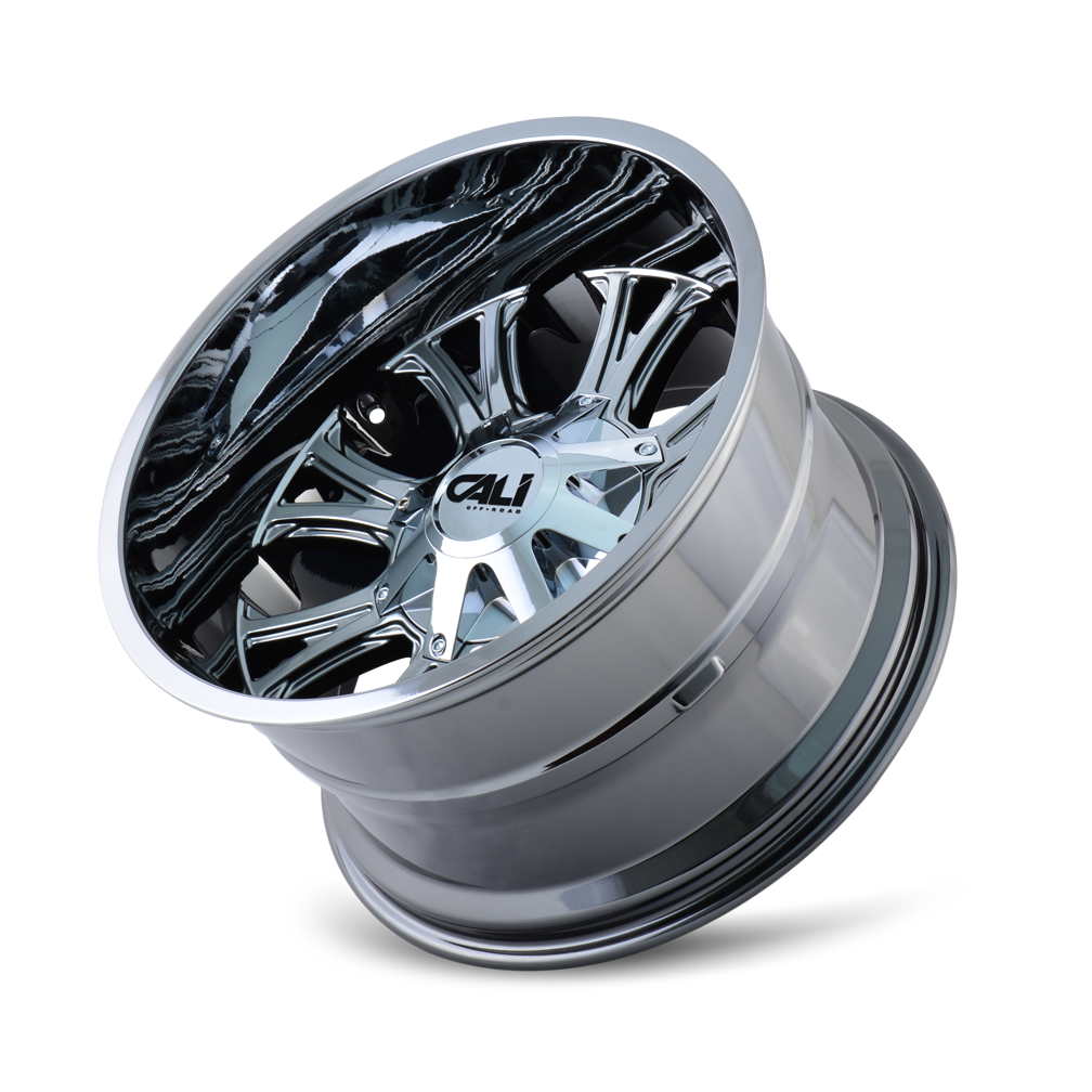 Cali Off-road AMERICANA Chrome 22x14 -76 8x180mm 124.1mm - Wheelwiz
