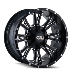 Cali Off-road AMERICANA Satin black milled 20x9 0 5x139.7|5x150mm 110mm - Wheelwiz
