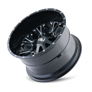 Cali Off-road AMERICANA Satin black milled 20x12 -44 5x127|5x139.7mm 87mm - Wheelwiz