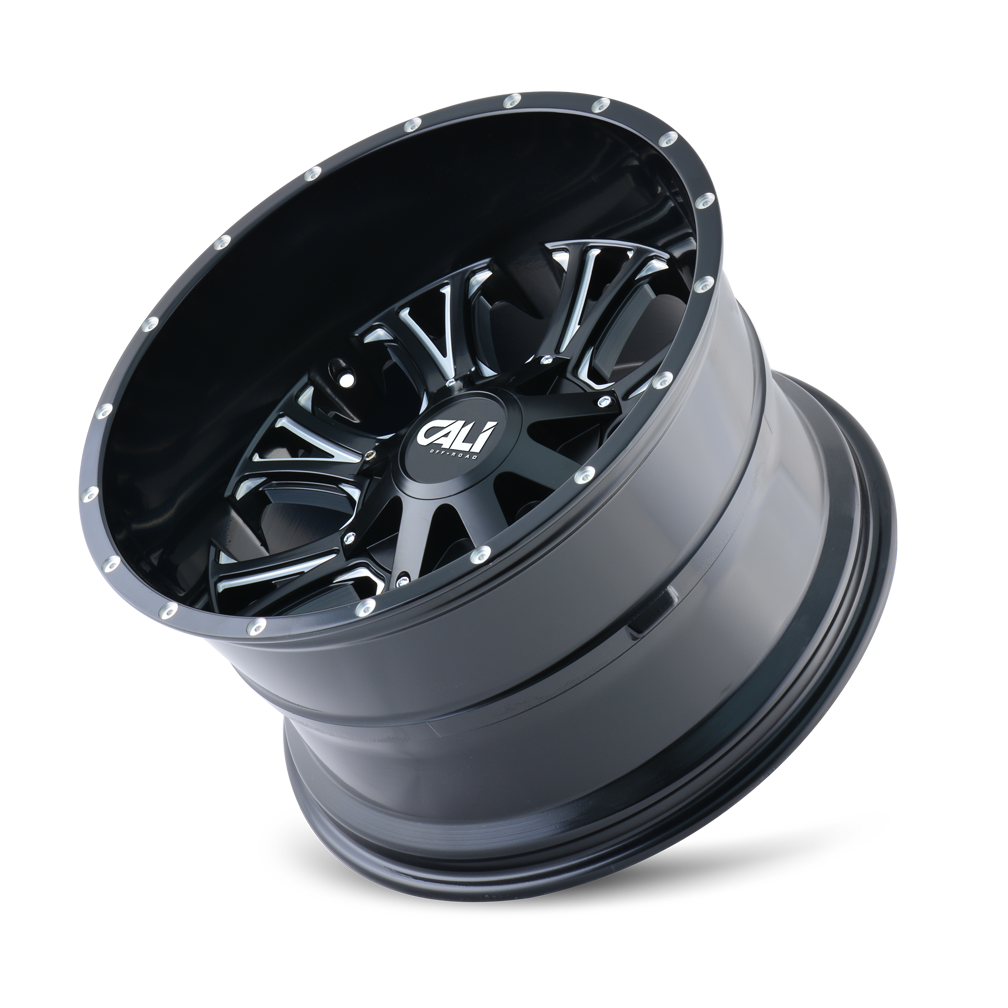 Cali Off-road AMERICANA Satin black milled 20x9 0 6x135|6x139.7mm 106mm - Wheelwiz