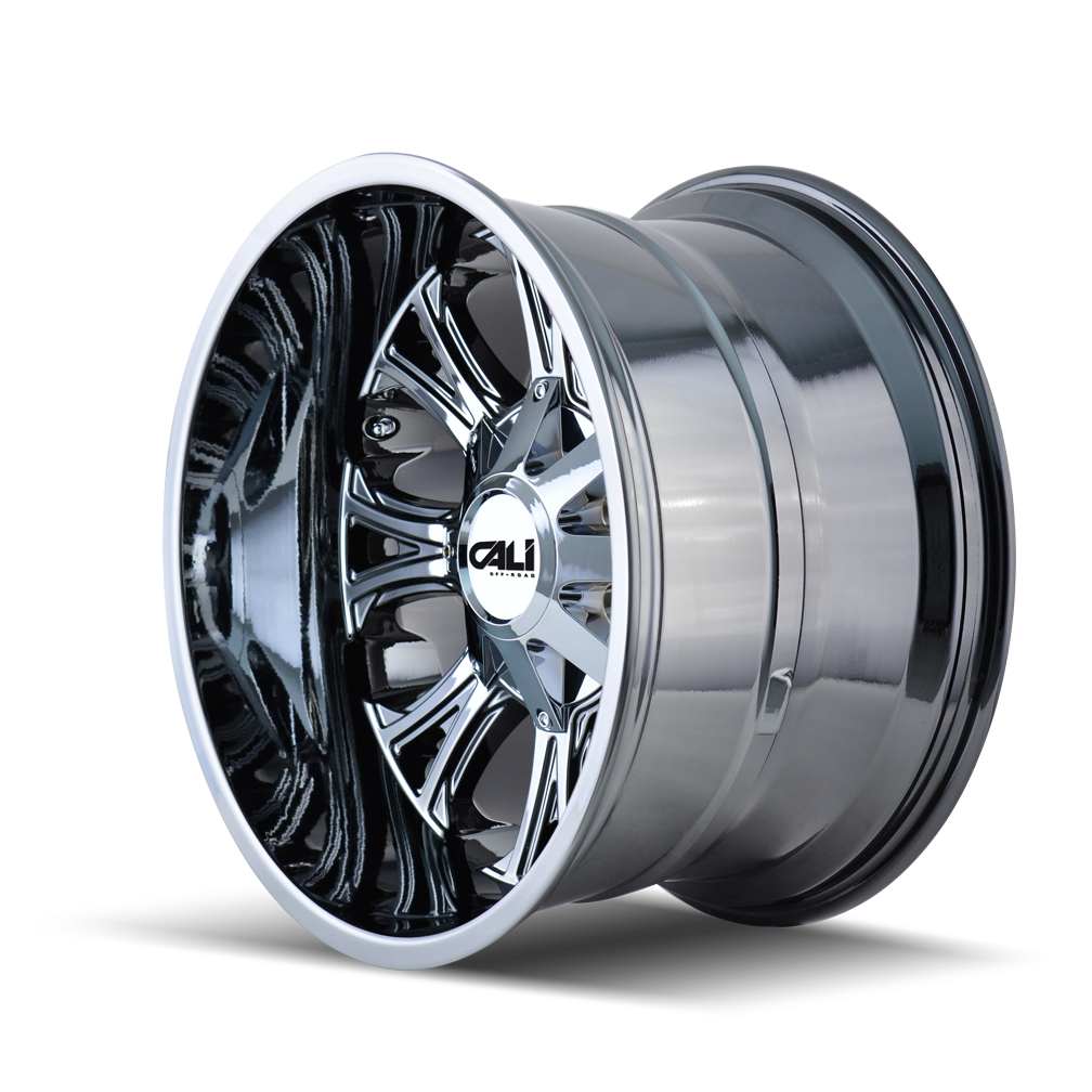 Cali Off-road AMERICANA Chrome 20x10 -25 5x127|5x139.7mm 87mm - WheelWiz