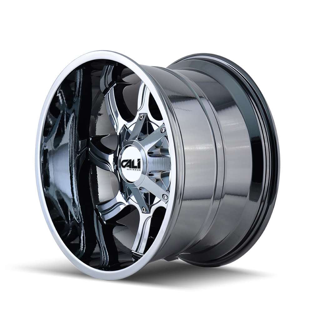 Cali Off-road TWISTED Pvd chrome 20x9 0 8x180mm 124.1mm - WheelWiz