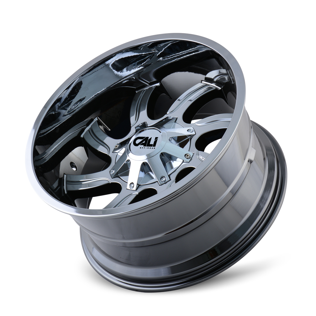 Cali Off-road TWISTED Chrome 20x9 0 6x135|6x139.7mm 106mm - Wheelwiz