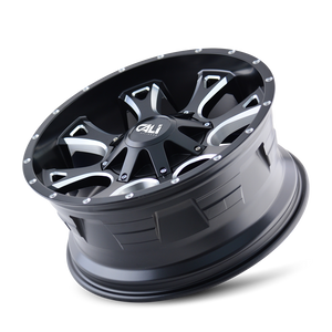 Cali Off-road ANARCHY Satin black milled 22x12 -44 8x165.1|8x170mm 130.8mm - WheelWiz