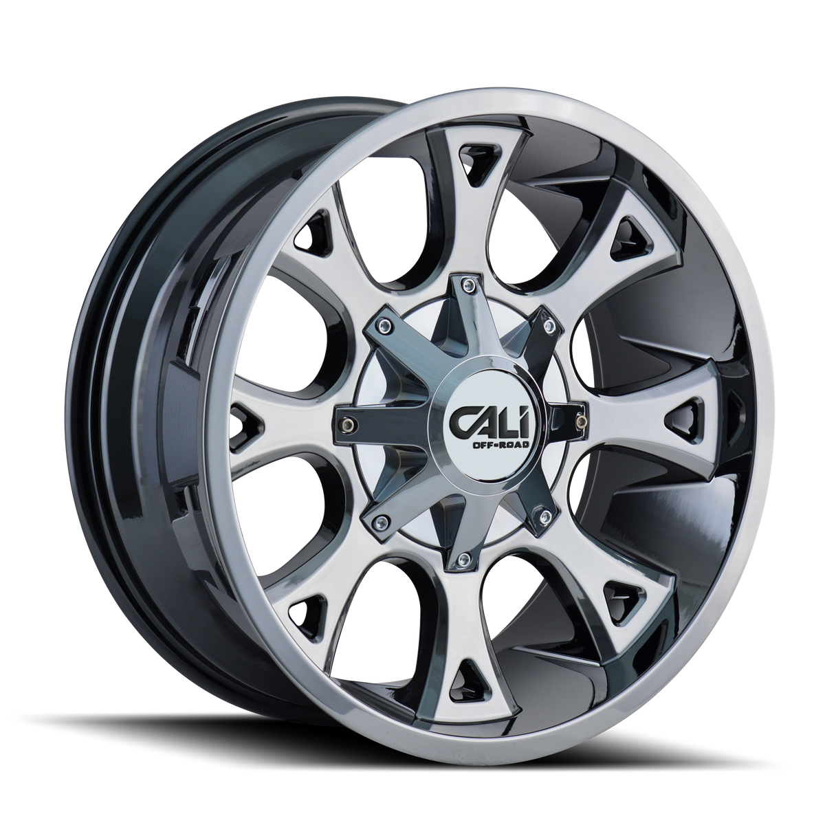 Cali Off-road ANARCHY Chrome 20x9 +18 5x127|5x139.7mm 87mm - Wheelwiz