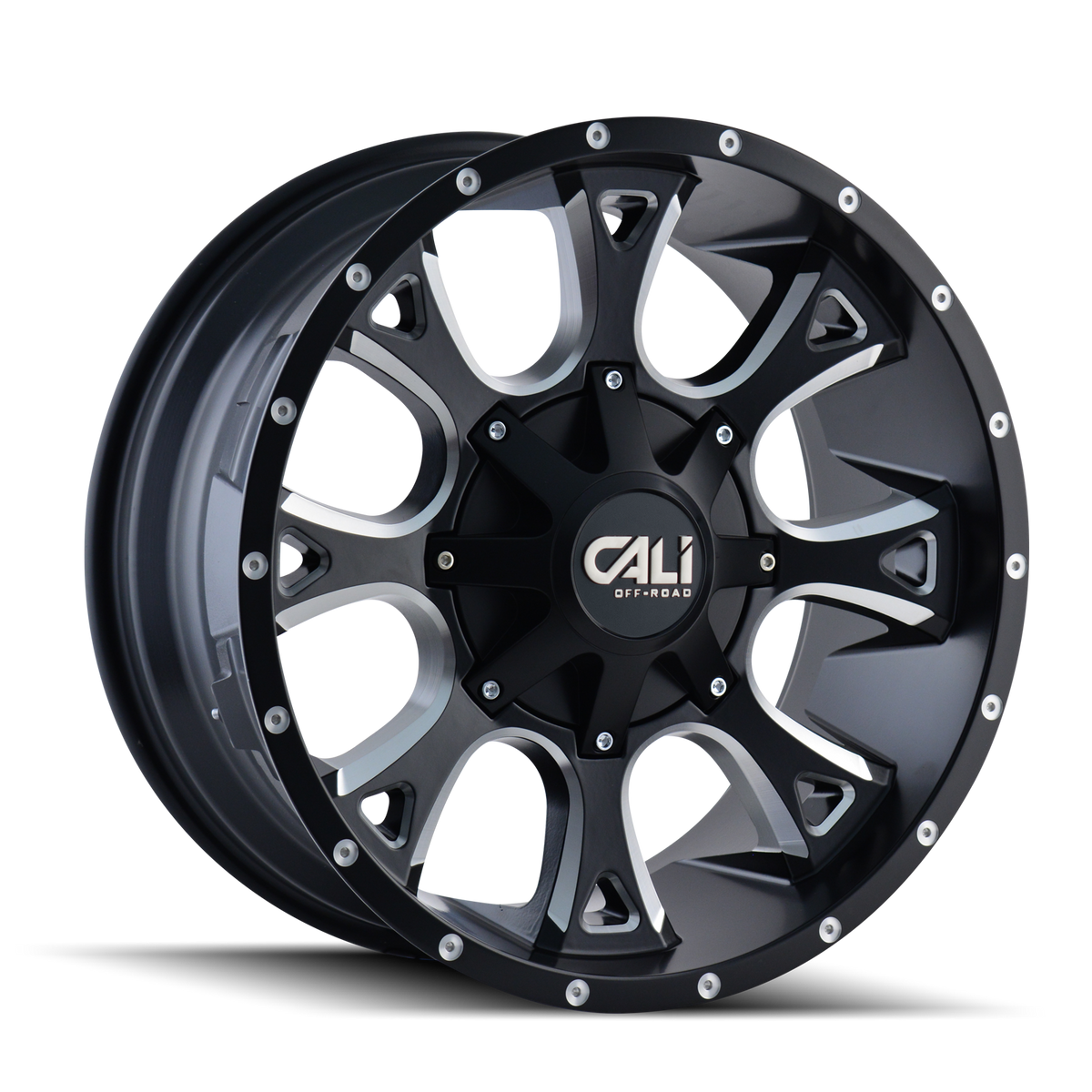 Cali Off-road ANARCHY Satin black milled 20x9 0 5x127|5x139.7mm 87mm - Wheelwiz