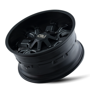 Cali Off-road DIRTY Satin black milled 20x10 -19 5x127|5x139.7mm 87mm - WheelWiz