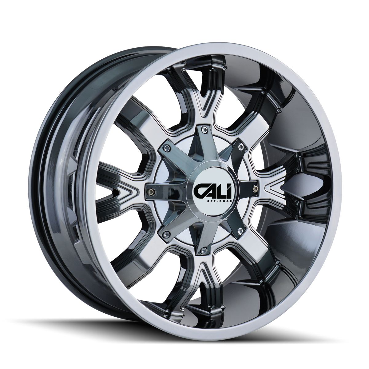 Cali Off-road DIRTY Chrome 20x9 0 5x127|5x139.7mm 87mm - Wheelwiz