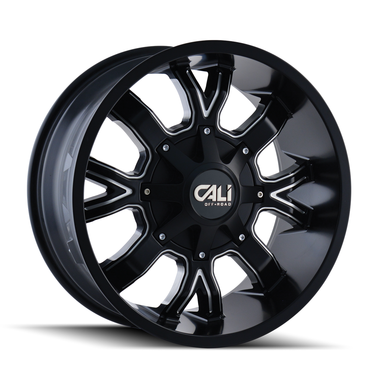 Cali Off-road DIRTY Satin black milled 20x9 +18 6x120|6x139.7mm 78.1mm - Wheelwiz