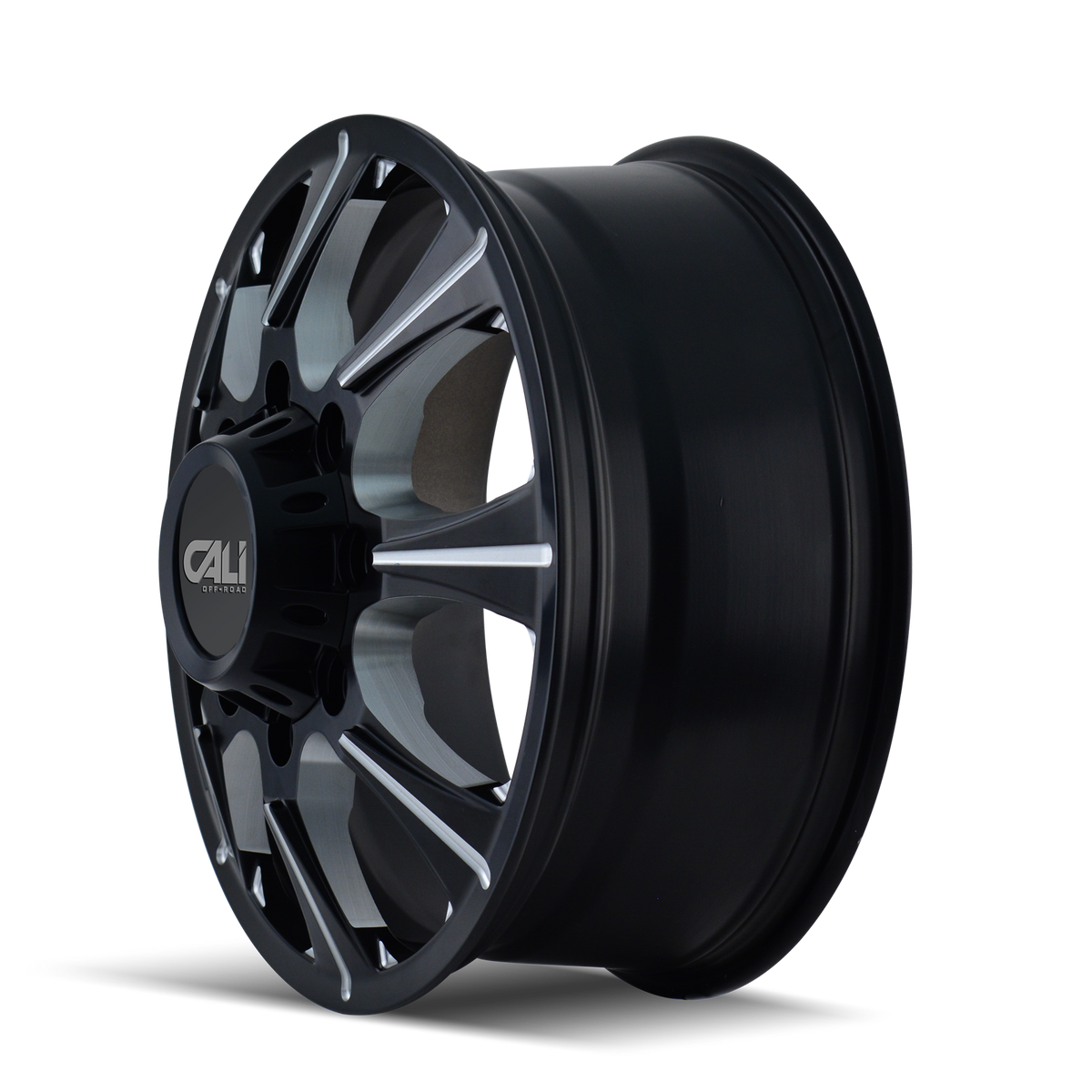 Cali Off-road BRUTAL Matte black 20x8.25 +115 8x165.1mm 116.7mm - Wheelwiz