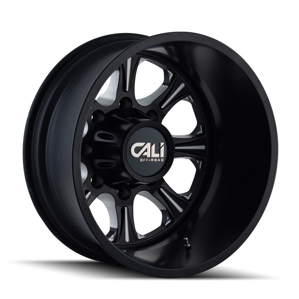 Cali Off-road BRUTAL Matte black 22x8.25 +115 8x170mm 124.9mm - Wheelwiz