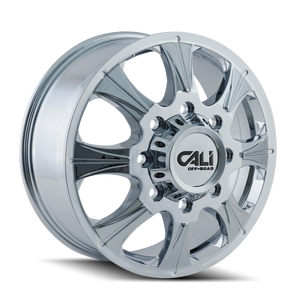 Cali Off-road BRUTAL Chrome 22x8.25 +127 8x210mm 154.2mm - Wheelwiz