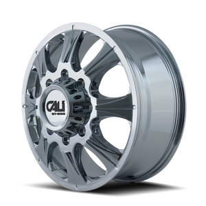 Cali Off-road BRUTAL Chrome 22x8.25 +127 8x170mm 124.9mm - Wheelwiz